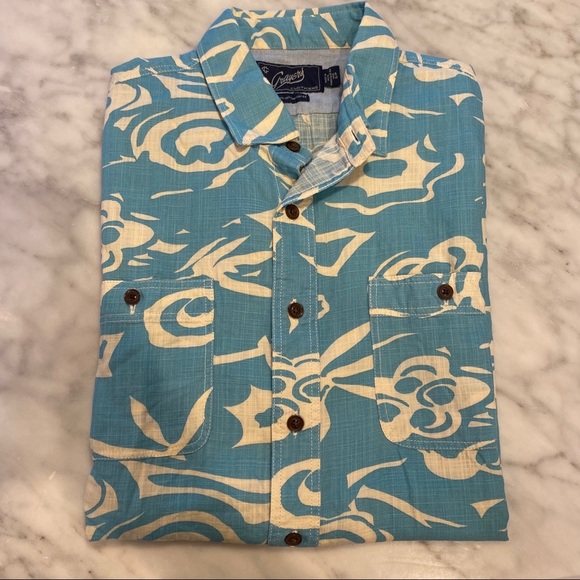Grayers Short Sleeve Pattered Button Down - Picture 1 of 3